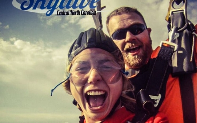 Having a blast with Skydive Central NC near Charlotte!